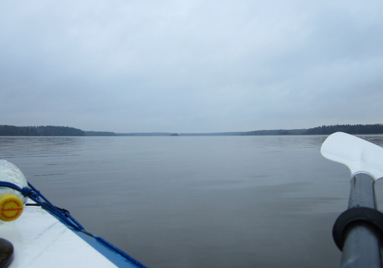 Stillhet på Lillsjön.